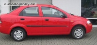 Boční ochranné lišty dveří typ 14 Daewoo Kalos sedan 4dv. -- rok výroby 2002-04 Boční ochranné lišty dveří typ 14 Daewoo Kalos sedan 4dv. -- rok výroby 2002-04