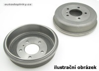 Zimmermann zadn� brzdov� bubny - Daewoo LANOS sedan (KLAT), 1.5 - v�kon 63 kW -- od roku v�roby 05/1997-